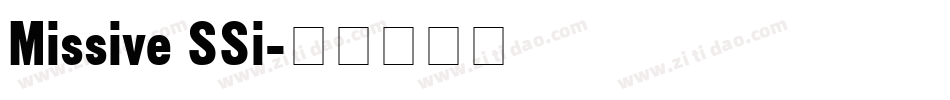 Missive SSi字体转换